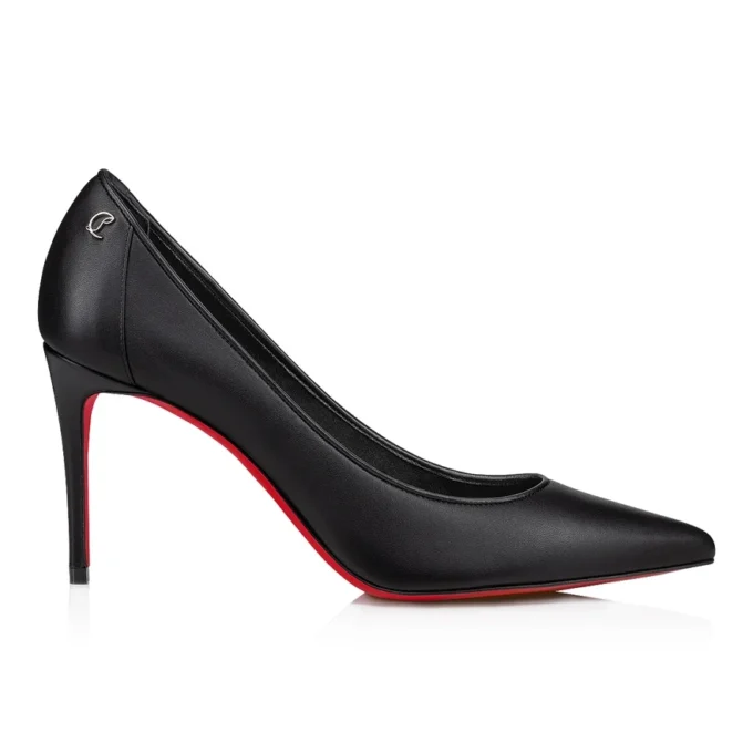 Sporty Kate – Décolleté con tacco da 85 mm – Pelle nappa d’agnello – Nero – Donna