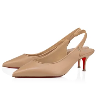 Sporty Kate Sling – Décolleté con cinturino posteriore da 55 mm – Pelle di agnello nappa – Blush – Donna