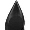 Sporty Kate Sling – Décolleté con cinturino posteriore da 55 mm – Pelle di agnello nappa – Nero – Donna