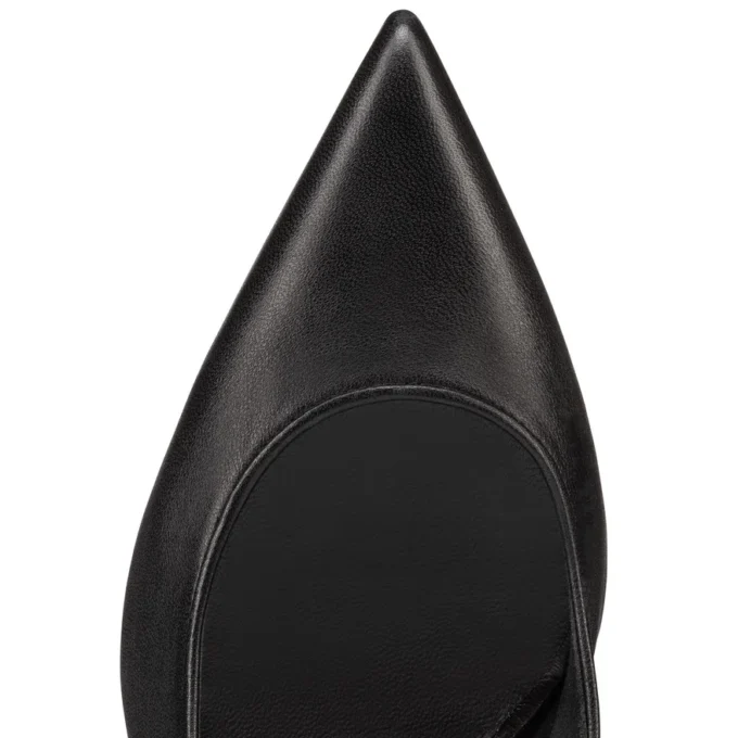 Sporty Kate Sling – Décolleté con cinturino posteriore da 55 mm – Pelle di agnello nappa – Nero – Donna