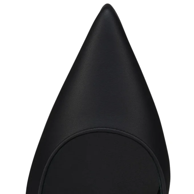 Sporty Kate Sling – Décolleté con cinturino posteriore da 85 mm – Pelle di agnello nappa – Nero – Donna