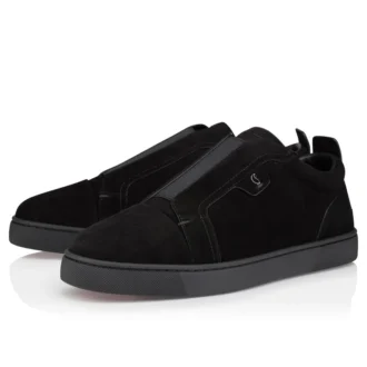 St Louis – Sneakers – Pelle di vitello scamosciata – Nero – Uomo
