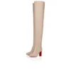 Stivali alti Loo – 85 mm – Pelle di vitello – Perla – Donna Stivali alti Loo – 85 mm – Pelle di vitello – Perla – Donna