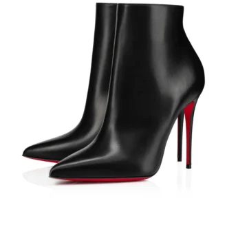 Stivali So Kate – Stivali bassi da 100 mm – Pelle di vitello – Nero – Donna