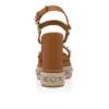 Superaclou – Sandali con cinturini da 130 mm – Pelle di vitello cerata – Terra – Donna
