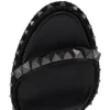 Superaclou – Sandali con cinturini da 85 mm – Pelle nappa di agnello – Nero – Donna