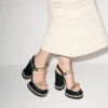 Superaclou – Sandali con tacco da 130 mm – Pelle nappa – Nero – Donna