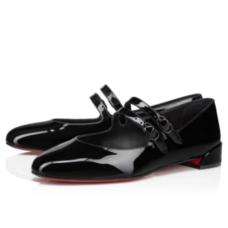 Sweet Jane – Ballerine – Pelle di vitello verniciata – Nero – Donna