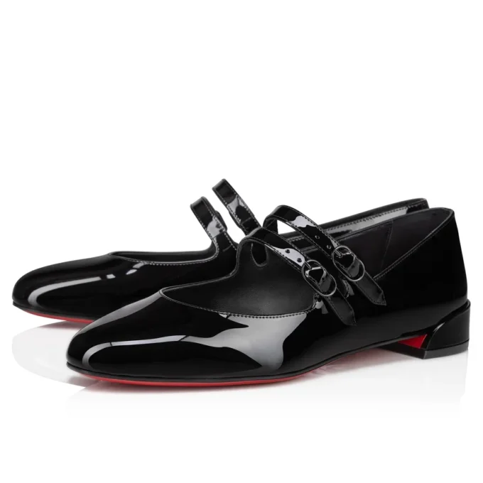 Sweet Jane – Ballerine – Pelle di vitello verniciata – Nero – Donna