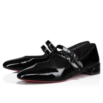 Sweet Jane – Ballerine – Pelle di vitello verniciata – Nero – Donna
