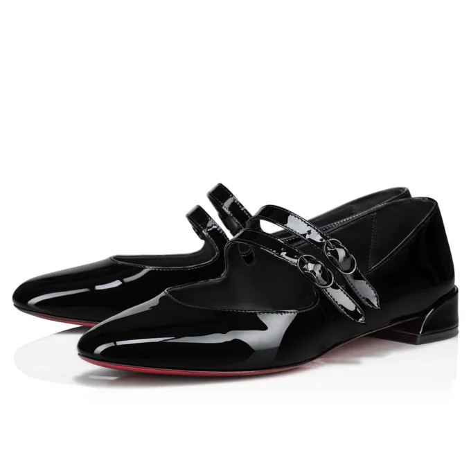 Sweet Jane – Ballerine – Pelle di vitello verniciata – Nero – Donna