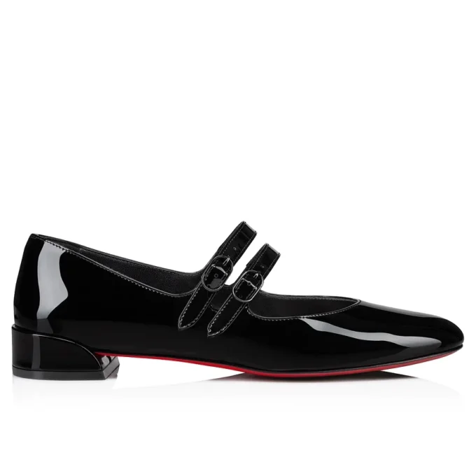 Sweet Jane – Ballerine – Pelle di vitello verniciata – Nero – Donna