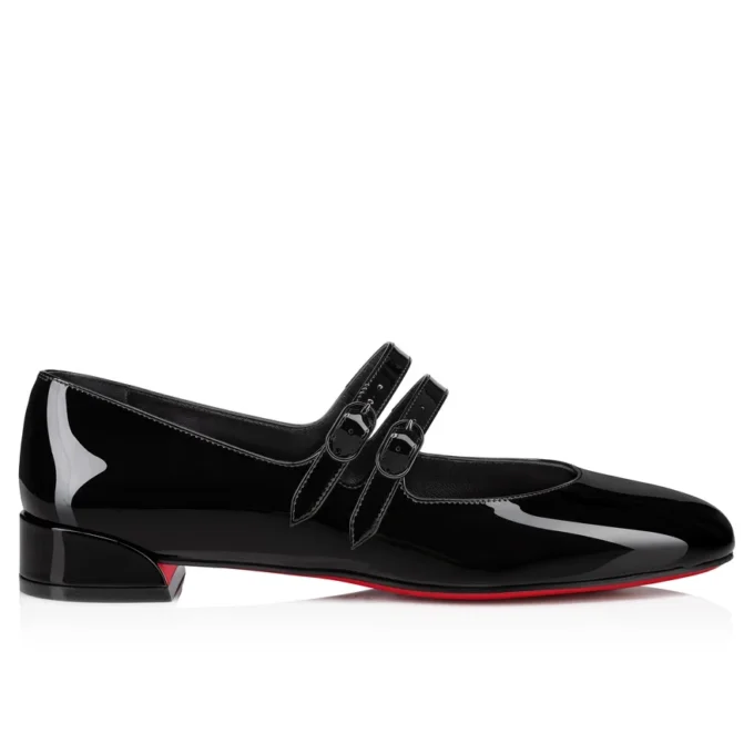 Sweet Jane – Ballerine – Pelle di vitello verniciata – Nero – Donna
