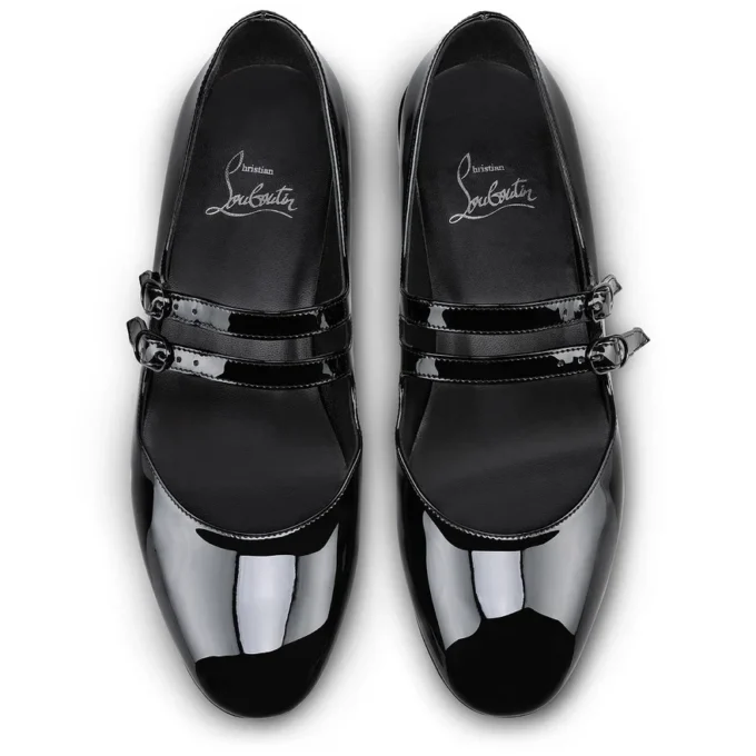 Sweet Jane – Ballerine – Pelle di vitello verniciata – Nero – Donna