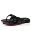 Sweet Janetonga – Infradito – Pelle di agnello nappa – Nero – Donna