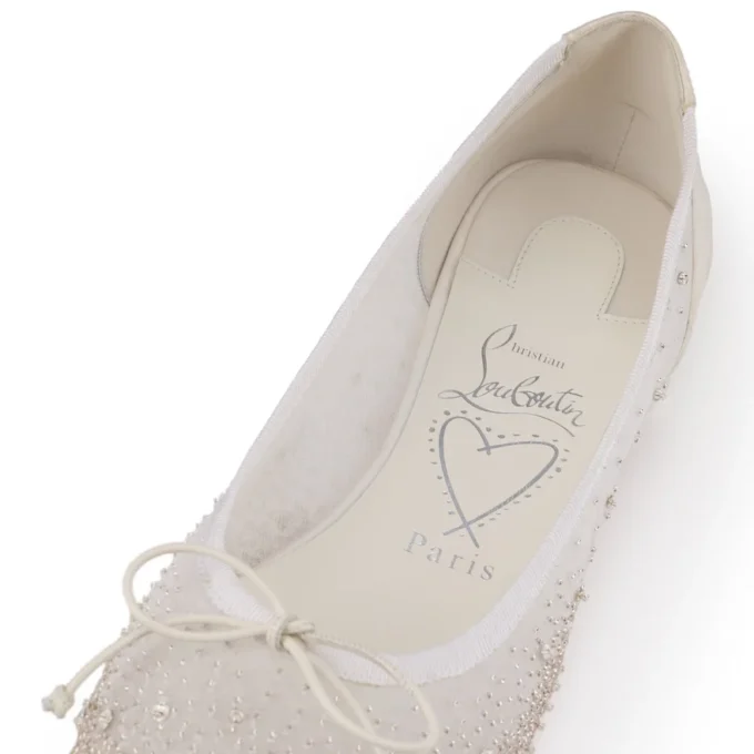 Sweetie Jane Sparkling – Ballerine – Rete e strass – Bianco – Donna