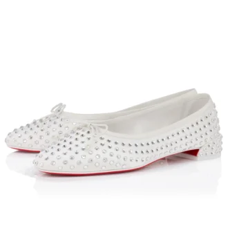 Sweetie Jane Strass Boum – Ballerine – Raso crepe – Versione avorio – Donna