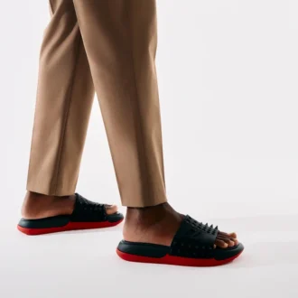 Take It Easy – Mules – Gomma – Nero – Uomo