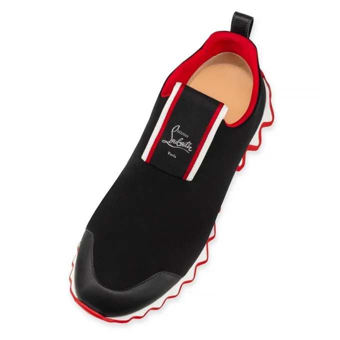 Tiketa Run – Sneakers – Pelle di vitello e neoprene – Nero – Donna Tiketa Run – Sneakers – Pelle di vitello e neoprene – Nero – Donna