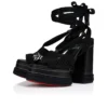 Toledissima – Espadrillas da 130 mm – Mesh e pelle di vitello cerata – Nero – Donna Toledissima – Espadrillas da 130 mm – Mesh e pelle di vitello cerata – Nero – Donna