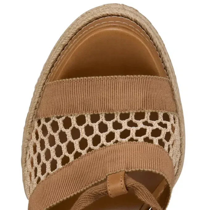 Toledissima – Espadrillas da 130 mm – Rete e pelle di vitello cerata – Lionne – Donna Toledissima – Espadrillas da 130 mm – Rete e pelle di vitello cerata – Lionne – Donna
