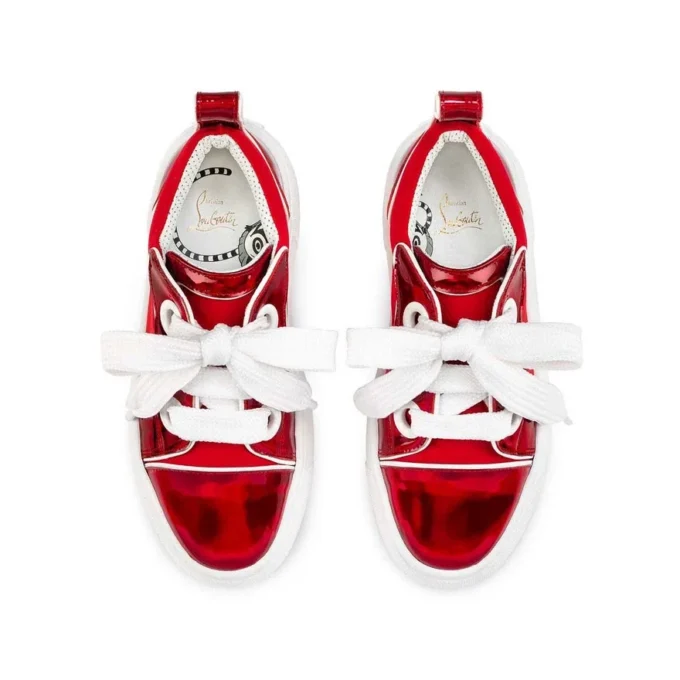 Toy Toy – Sneakers basse – Pelle di vitello verniciata e neoprene – Loubi – Bambini Toy Toy – Sneakers basse – Pelle di vitello verniciata e neoprene – Loubi – Bambini