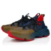 Trailnrun – Sneakers da corsa – Pelle di vitello, neoprene e mesh – Bronzo – Uomo