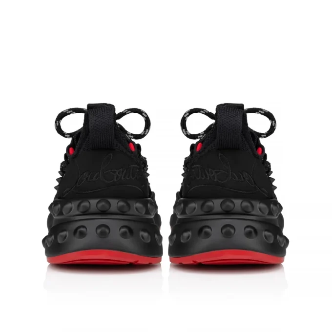Trailnrun – Sneakers da corsa – Pelle scamosciata, pelle di vitello e tessuto – Nero – Donna