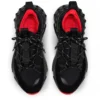 Trailnrun – Sneakers da corsa – Pelle scamosciata, pelle di vitello e tessuto – Nero – Donna