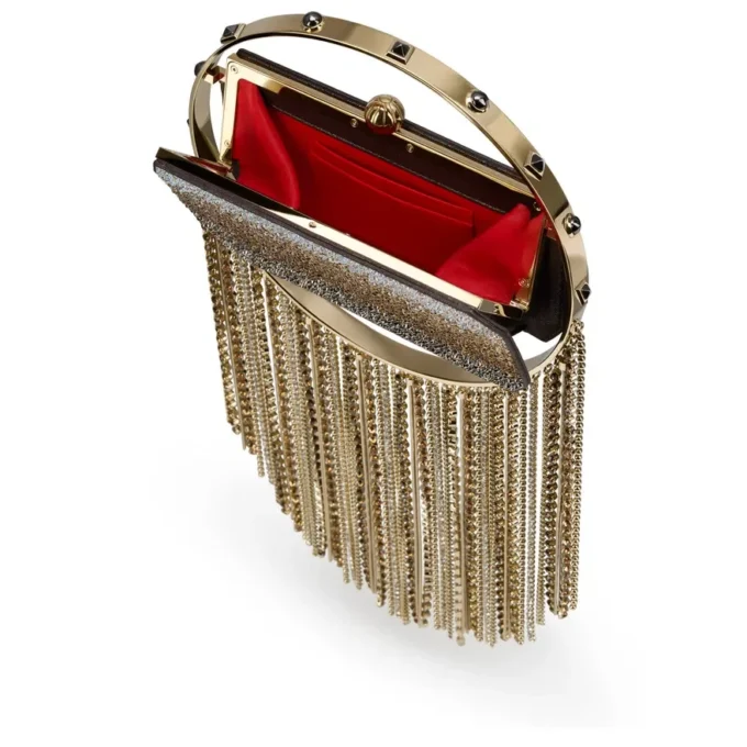 Trapeze – Pochette – Camoscio e strass – Multicolore Trapeze – Pochette – Camoscio e strass – Multicolore