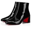 Turela – Stivali da 55 mm – Pelle di vitello verniciata – Nero – Donna