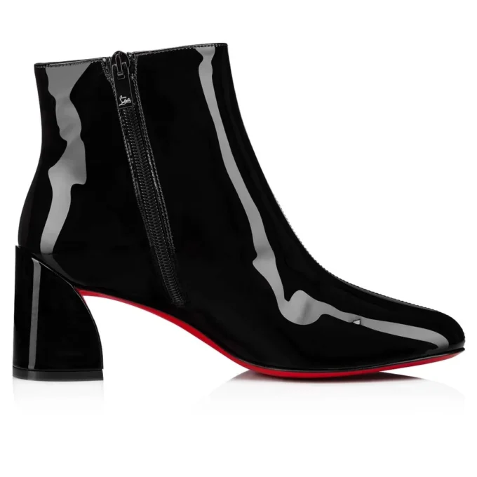 Turela – Stivali da 55 mm – Pelle di vitello verniciata – Nero – Donna