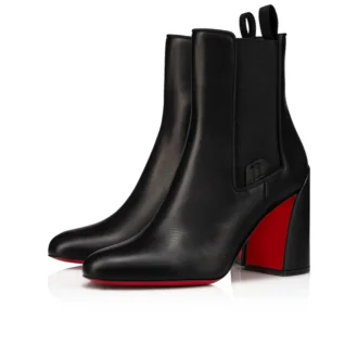 Turelastic – Stivali da 84 mm – Pelle di vitello – Nero – Donna