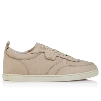 Tutti Rui – Sneakers – Pelle di vitello martellata – Beige – Uomo