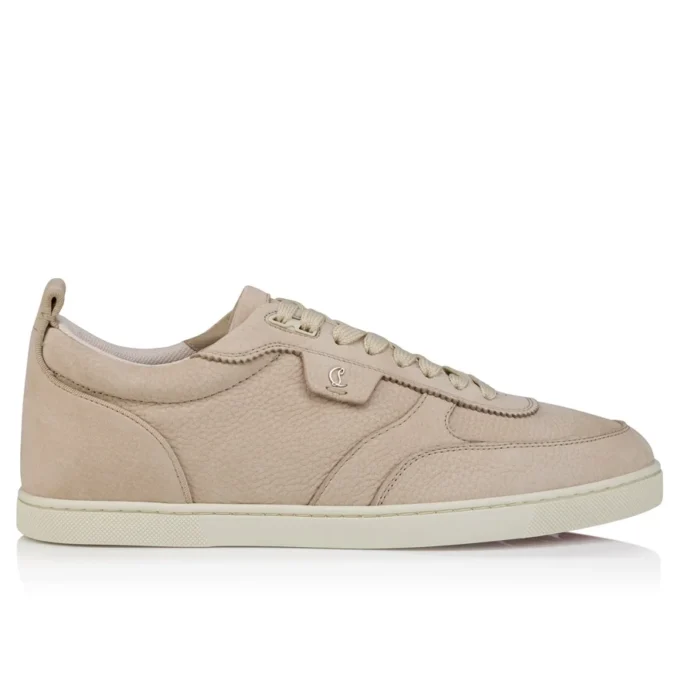 Tutti Rui – Sneakers – Pelle di vitello martellata – Beige – Uomo
