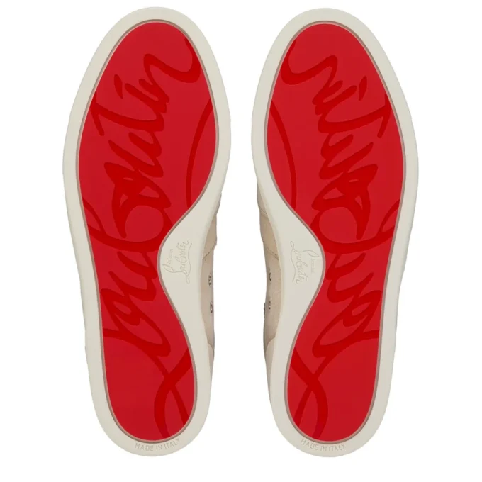 Tutti Rui – Sneakers – Pelle di vitello martellata – Beige – Uomo