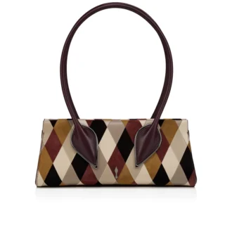 Venus – Borsa a tracolla – Pelle di vitello a rombi – Multicolore