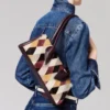 Venus – Borsa a tracolla – Pelle di vitello a rombi – Multicolore Venus – Borsa a tracolla – Pelle di vitello a rombi – Multicolore