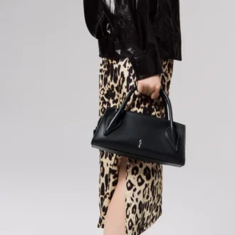 Venus Mini – Borsa a tracolla – Pelle di vitello – Nero