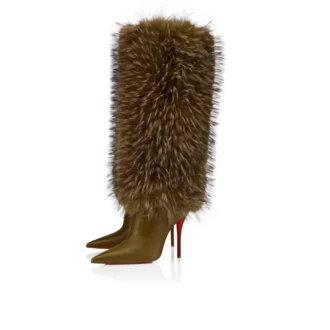 Yangzee – Stivali da 100 mm – Pelle di vitello – Bronzo – Donna